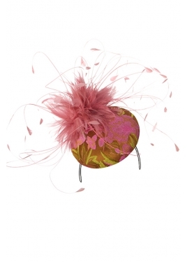 Floral Pillbox Hat